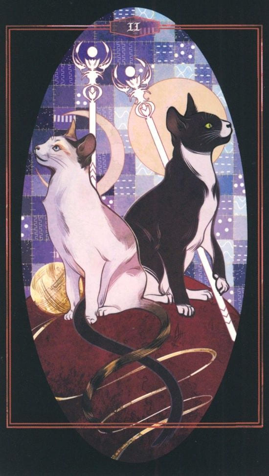 Двойка жезлов — Children of Litha Tarot