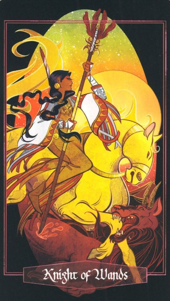 Рыцарь жезлов — Children of Litha Tarot