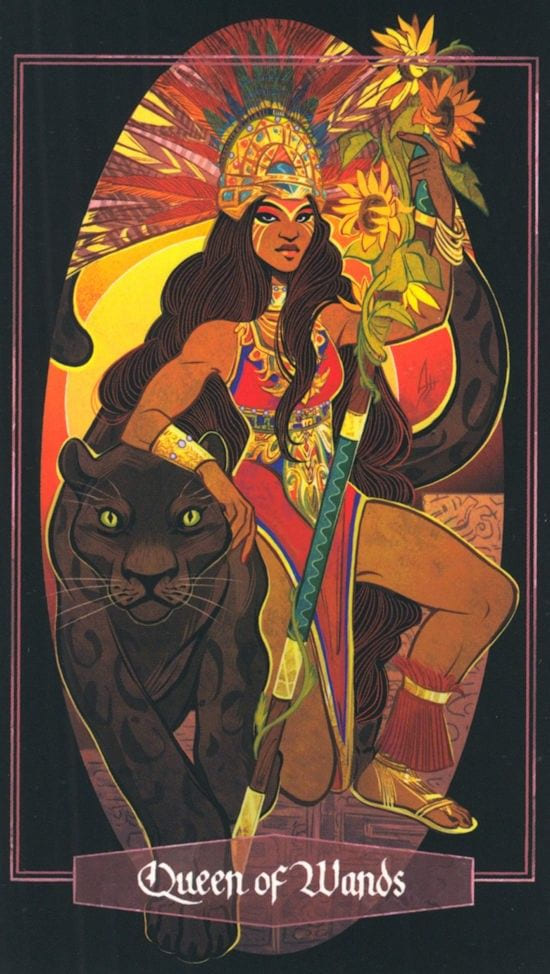 Королева жезлов — Children of Litha Tarot