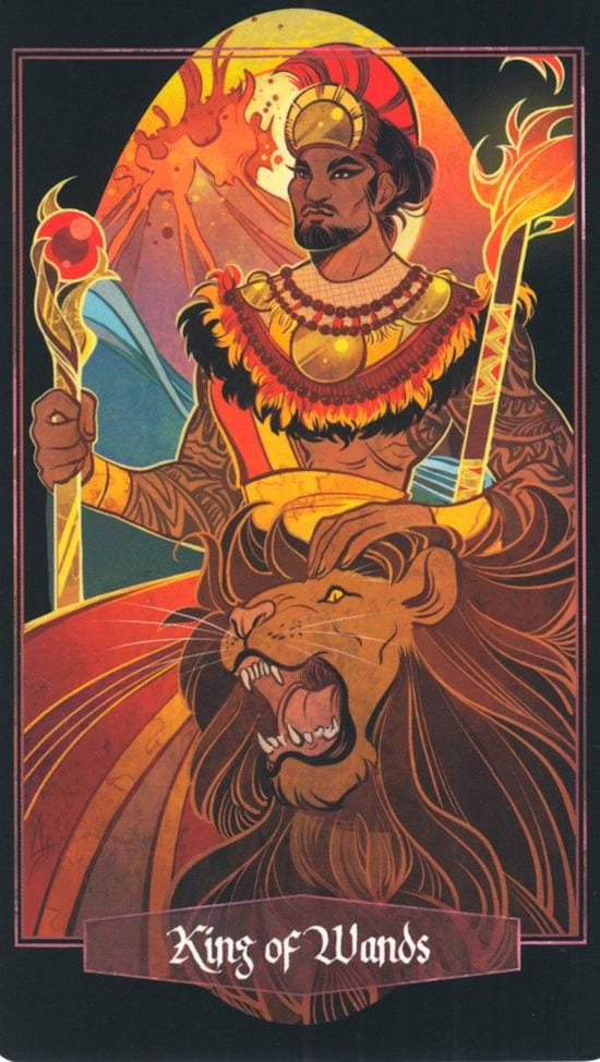 Король жезлов — Children of Litha Tarot