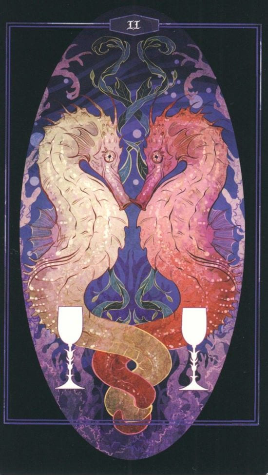 Двойка чаш — Children of Litha Tarot