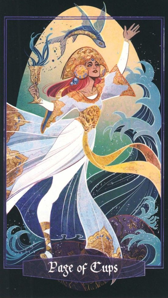 Паж чаш — Children of Litha Tarot
