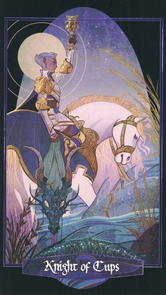 Рыцарь чаш — Children of Litha Tarot