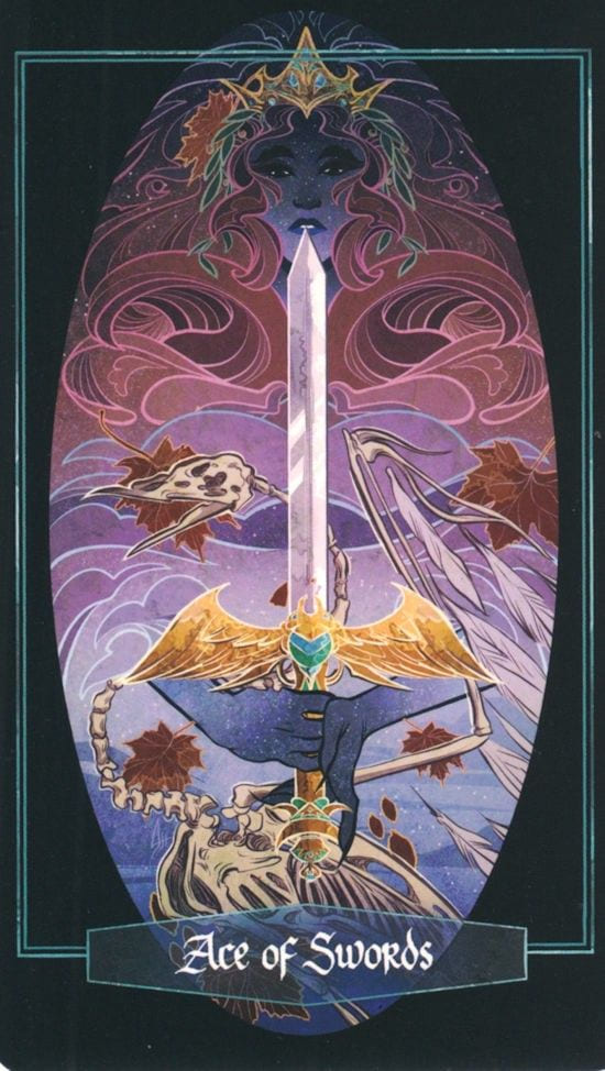 Туз мечей — Children of Litha Tarot