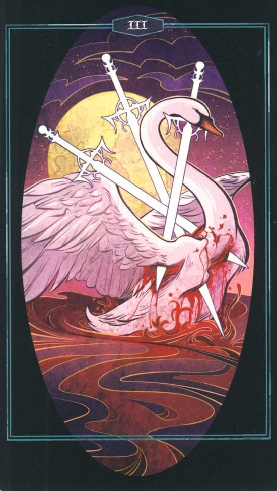 Тройка мечей — Children of Litha Tarot