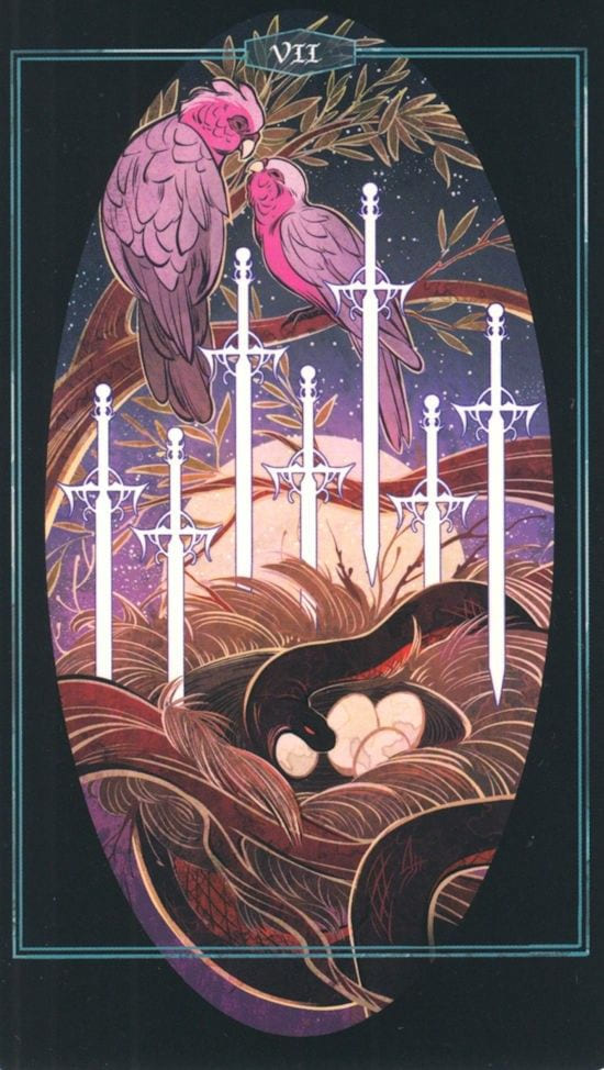 Семёрка мечей — Children of Litha Tarot