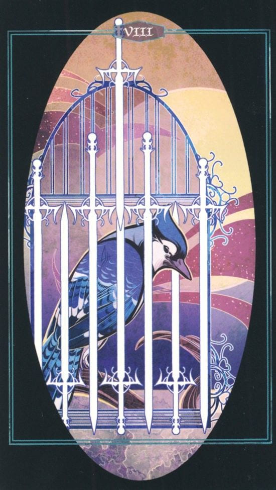 Восьмёрка мечей — Children of Litha Tarot