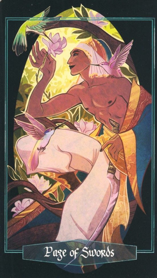 Паж мечей — Children of Litha Tarot