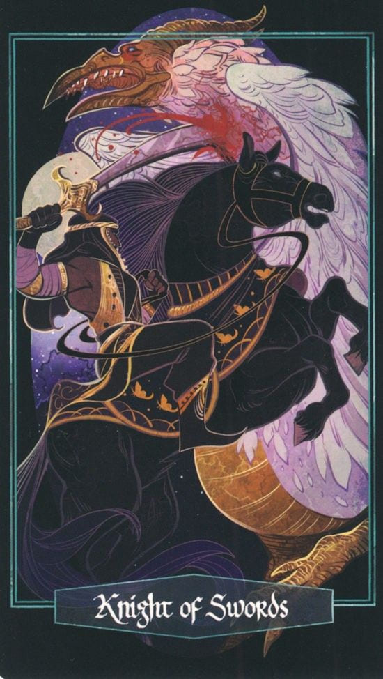 Рыцарь мечей — Children of Litha Tarot
