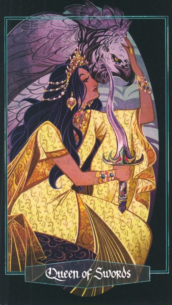 Королева мечей — Children of Litha Tarot