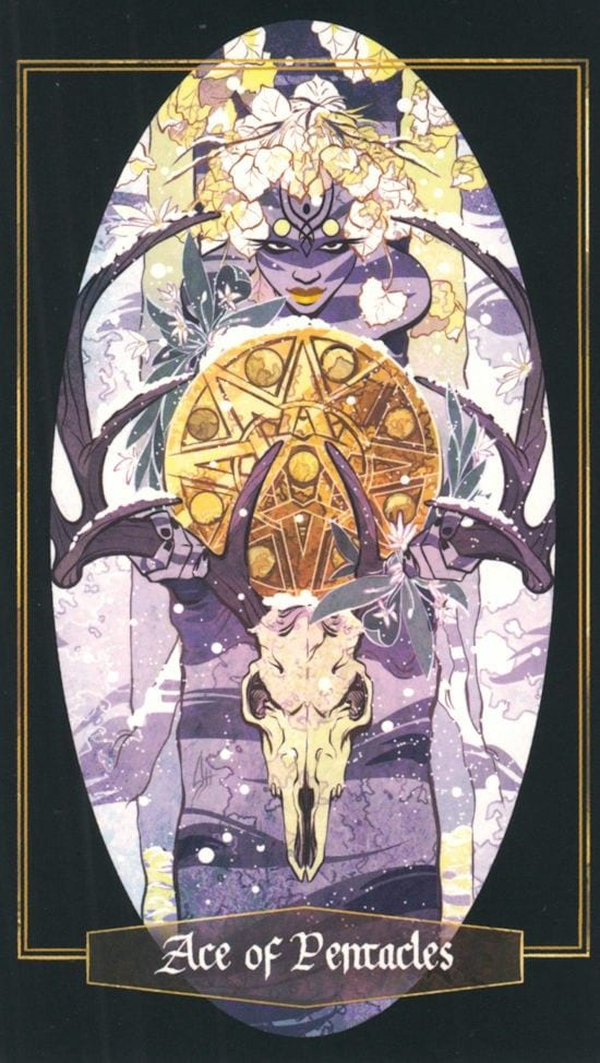 Туз пентаклей — Children of Litha Tarot
