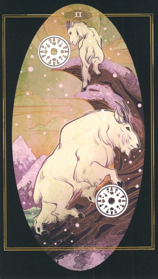 Двойка пентаклей — Children of Litha Tarot