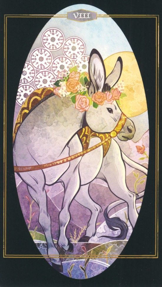 Восьмёрка пентаклей — Children of Litha Tarot