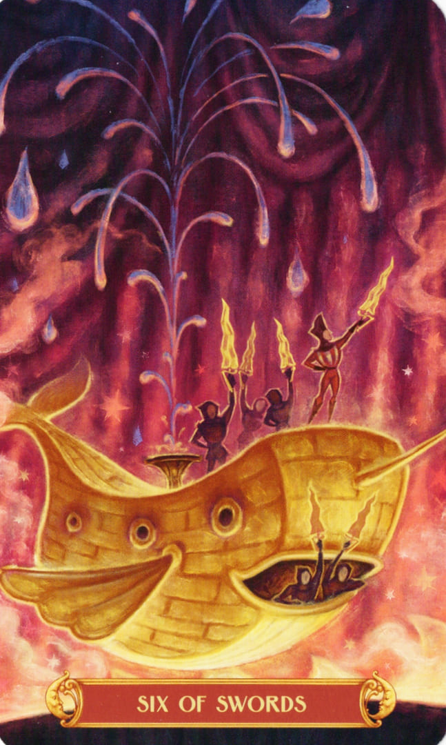 Шестёрка мечей — Таро Цирка