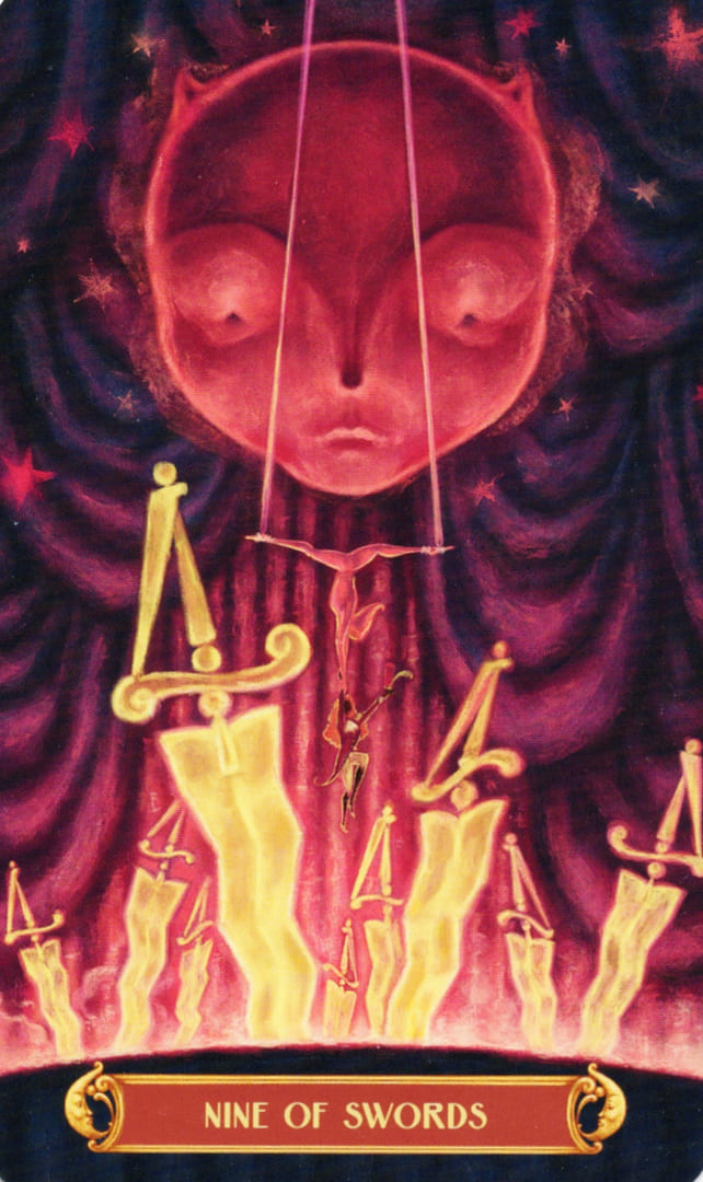 Девятка мечей — Таро Цирка
