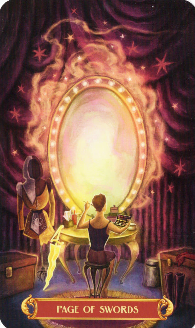 Паж мечей — Таро Цирка