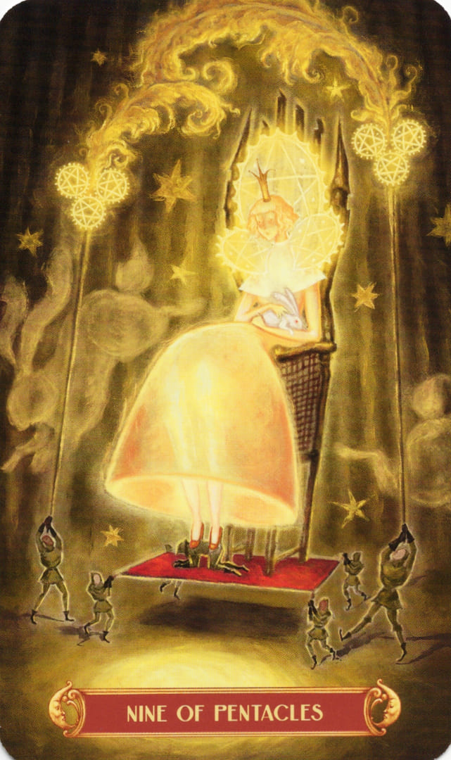 Девятка пентаклей — Таро Цирка