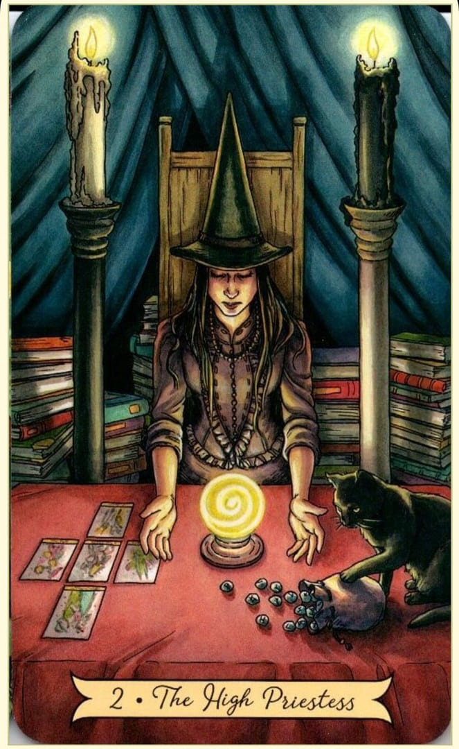Верховная жрица — Everyday Witch Tarot