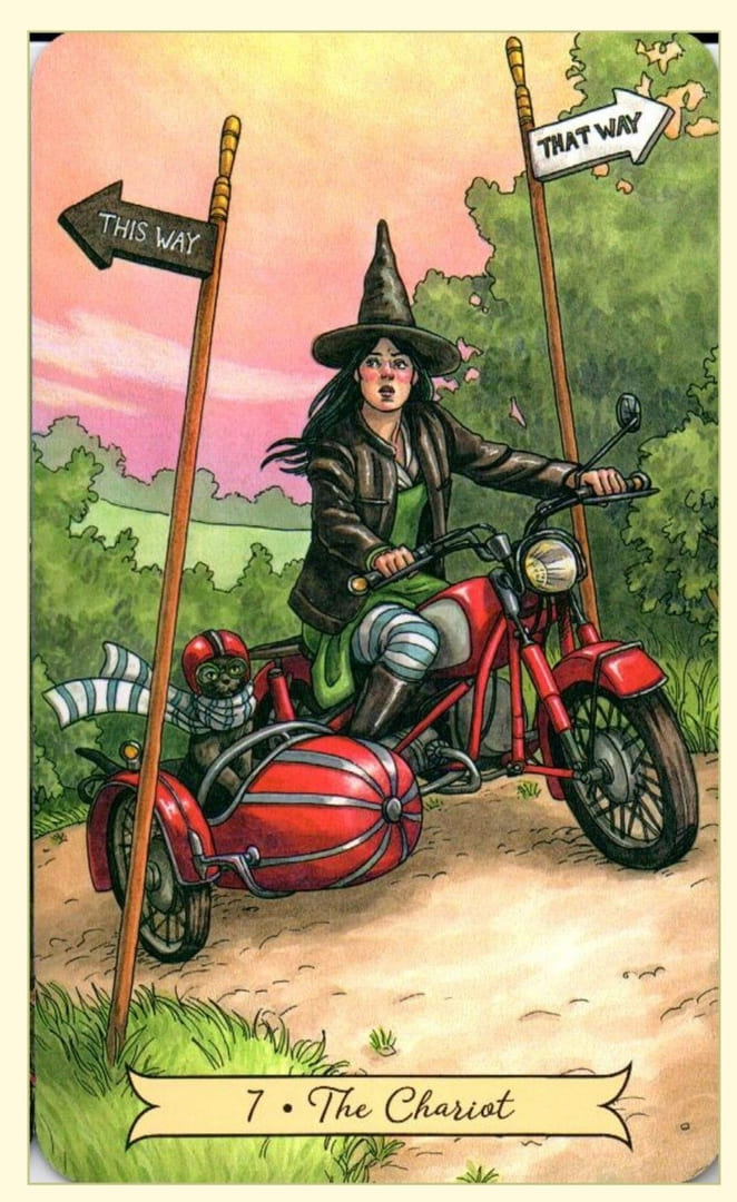 Колесница — Everyday Witch Tarot