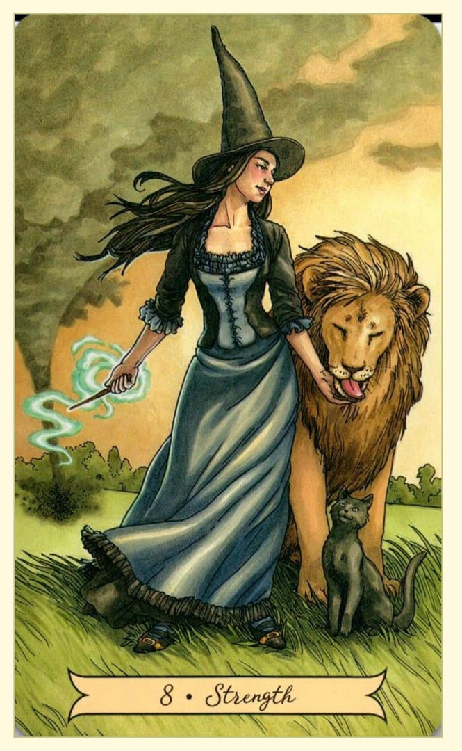 Сила — Everyday Witch Tarot