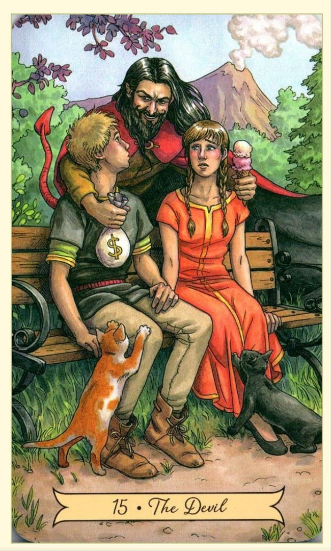 Дьявол — Everyday Witch Tarot