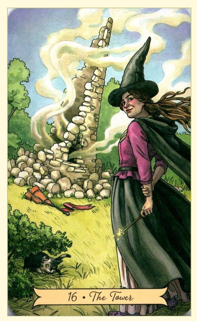 Башня — Everyday Witch Tarot