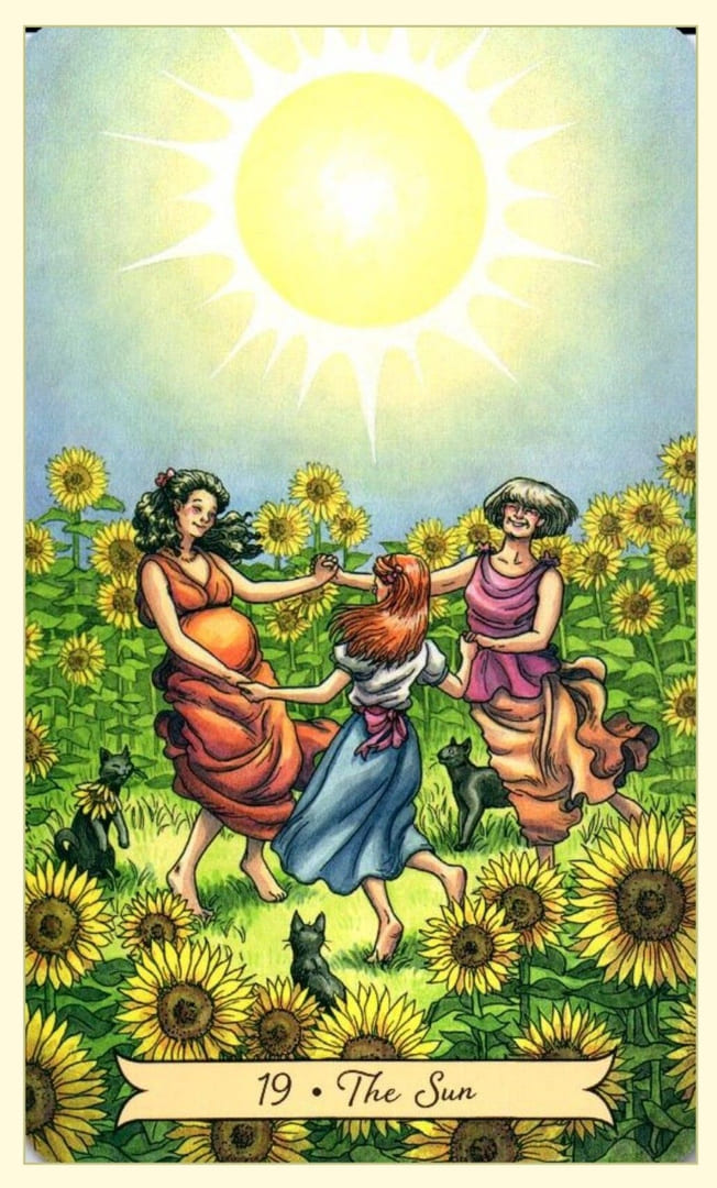 Солнце — Everyday Witch Tarot