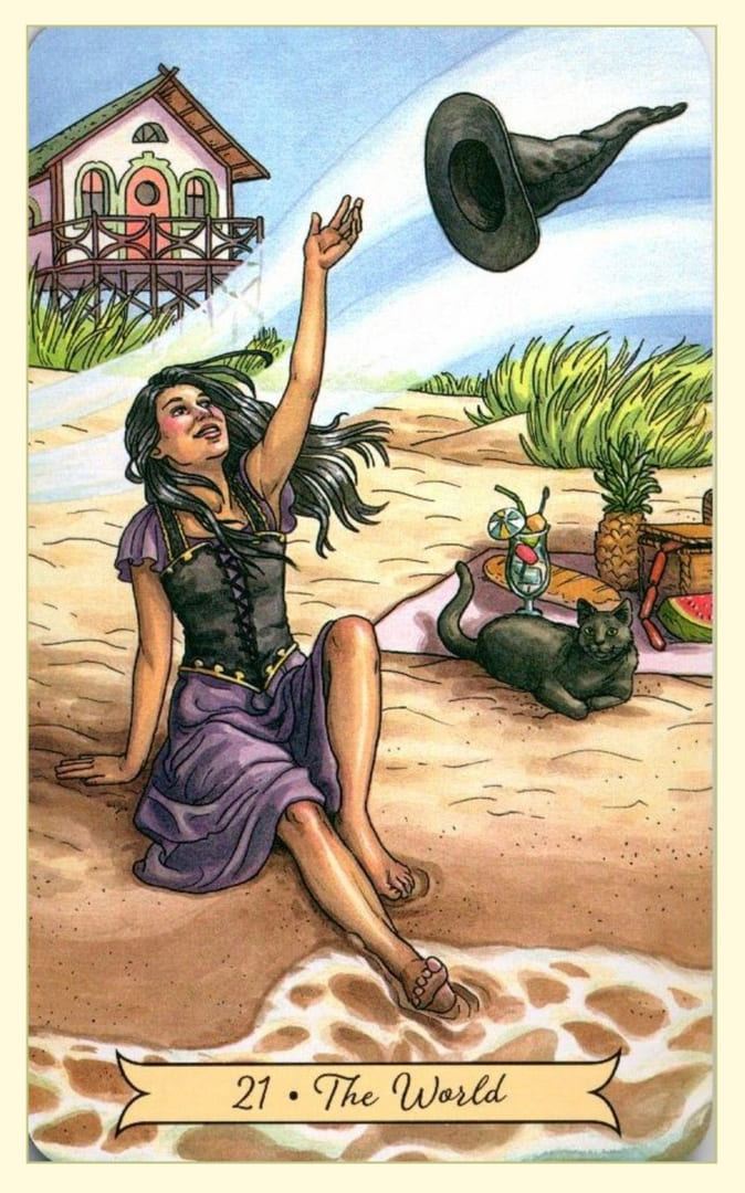 Мир — Everyday Witch Tarot