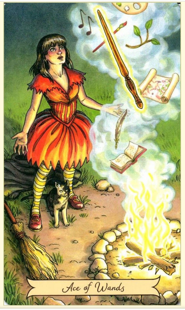 Туз жезлов — Everyday Witch Tarot
