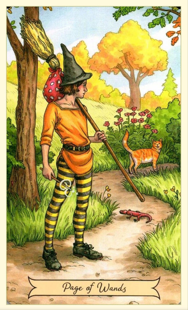 Паж жезлов — Everyday Witch Tarot