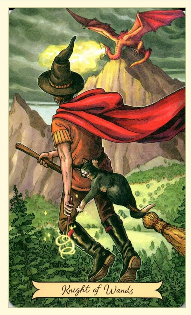 Рыцарь жезлов — Everyday Witch Tarot