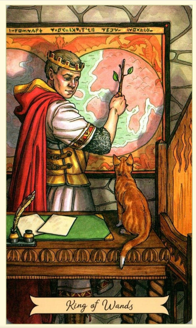 Король жезлов — Everyday Witch Tarot