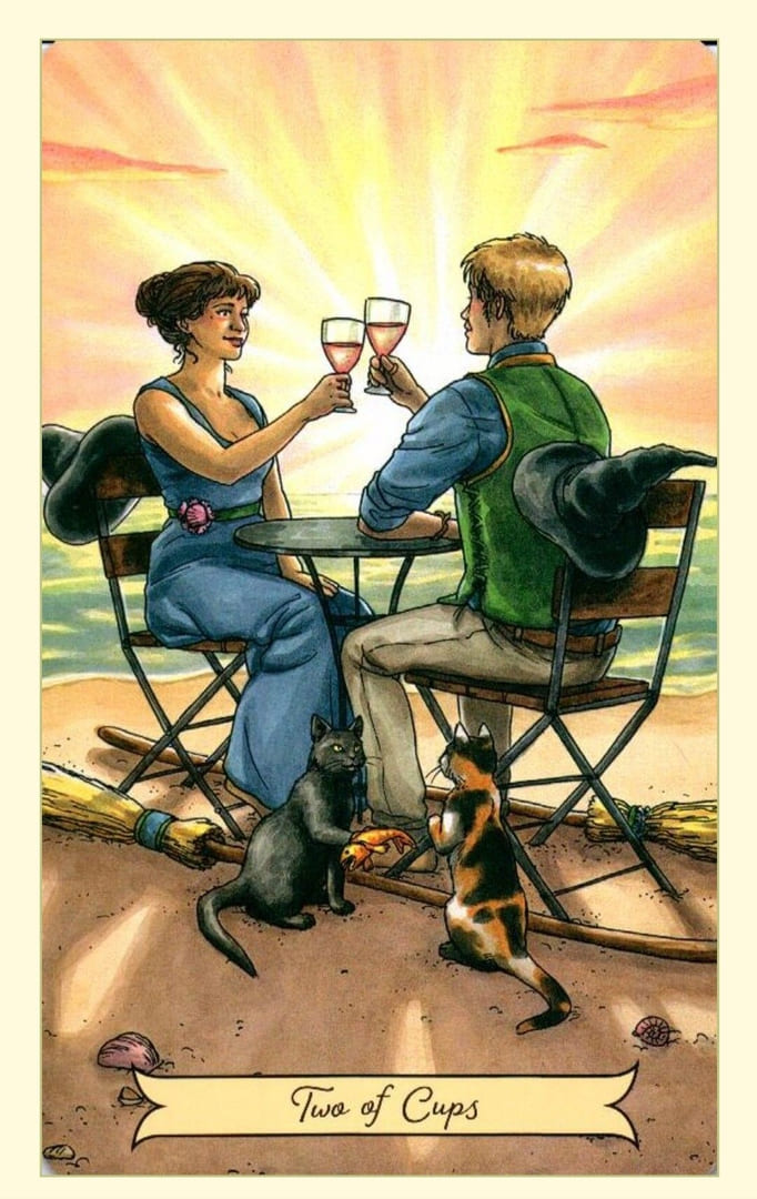 Двойка чаш — Everyday Witch Tarot