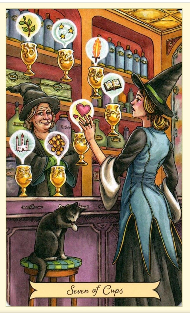 Семёрка чаш — Everyday Witch Tarot