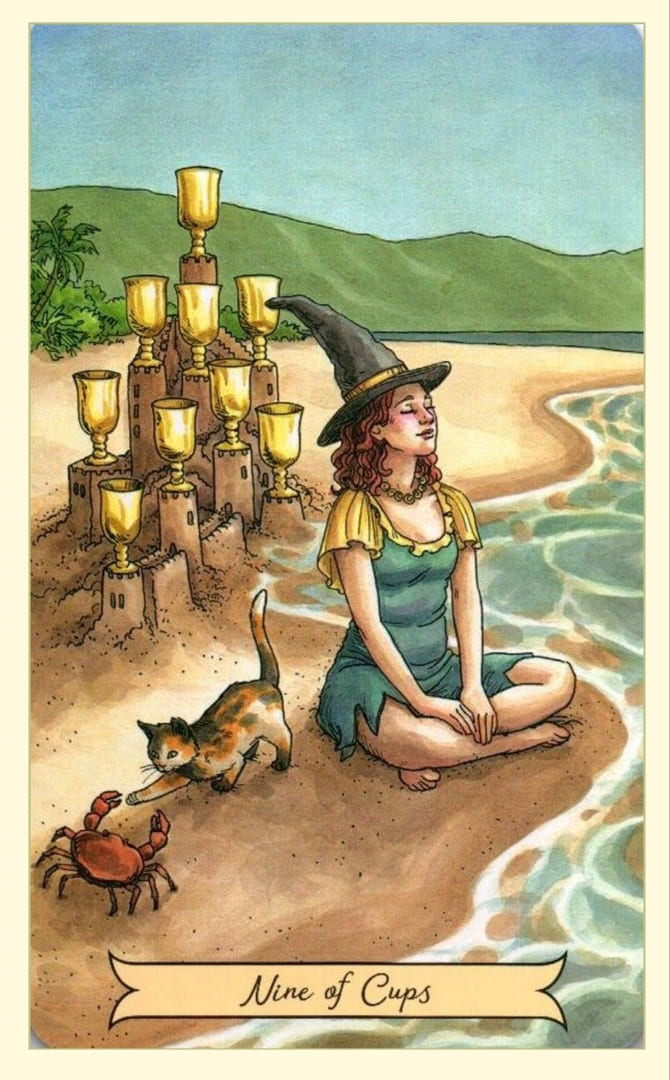 Девятка чаш — Everyday Witch Tarot