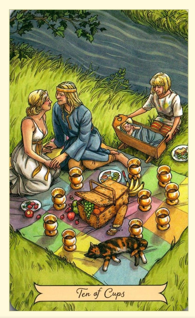 Десятка чаш — Everyday Witch Tarot