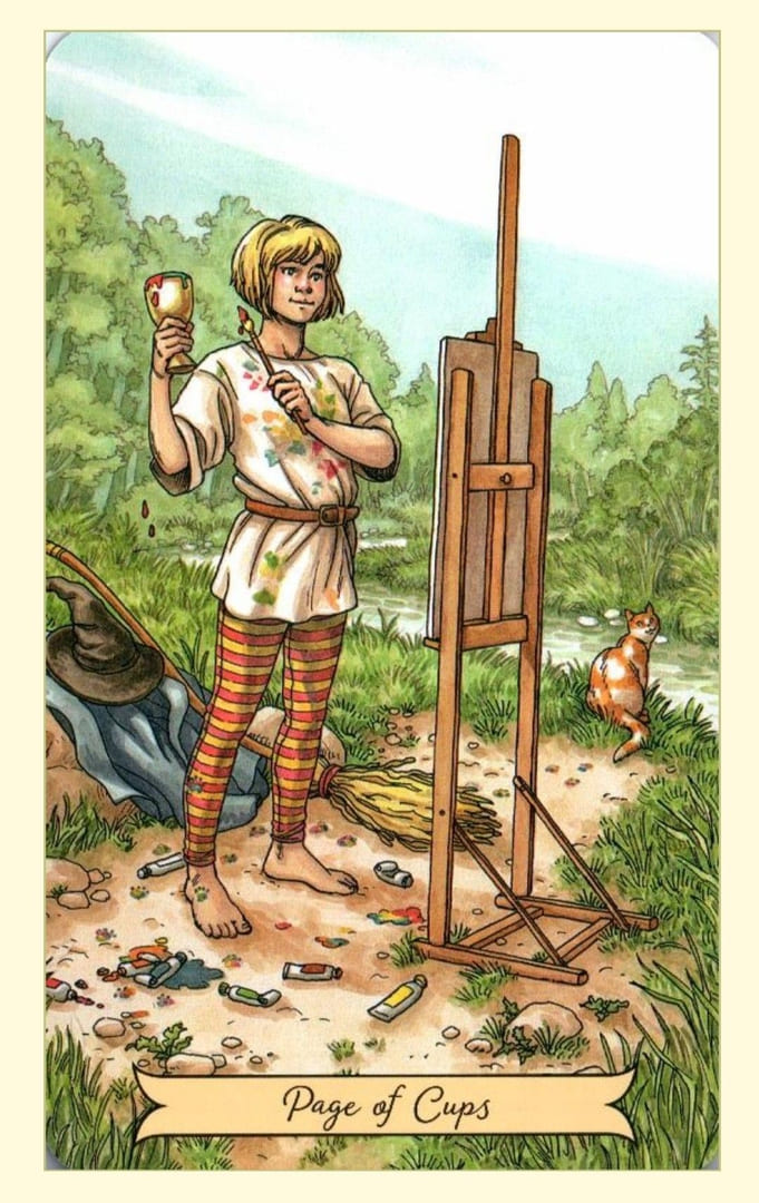 Паж чаш — Everyday Witch Tarot