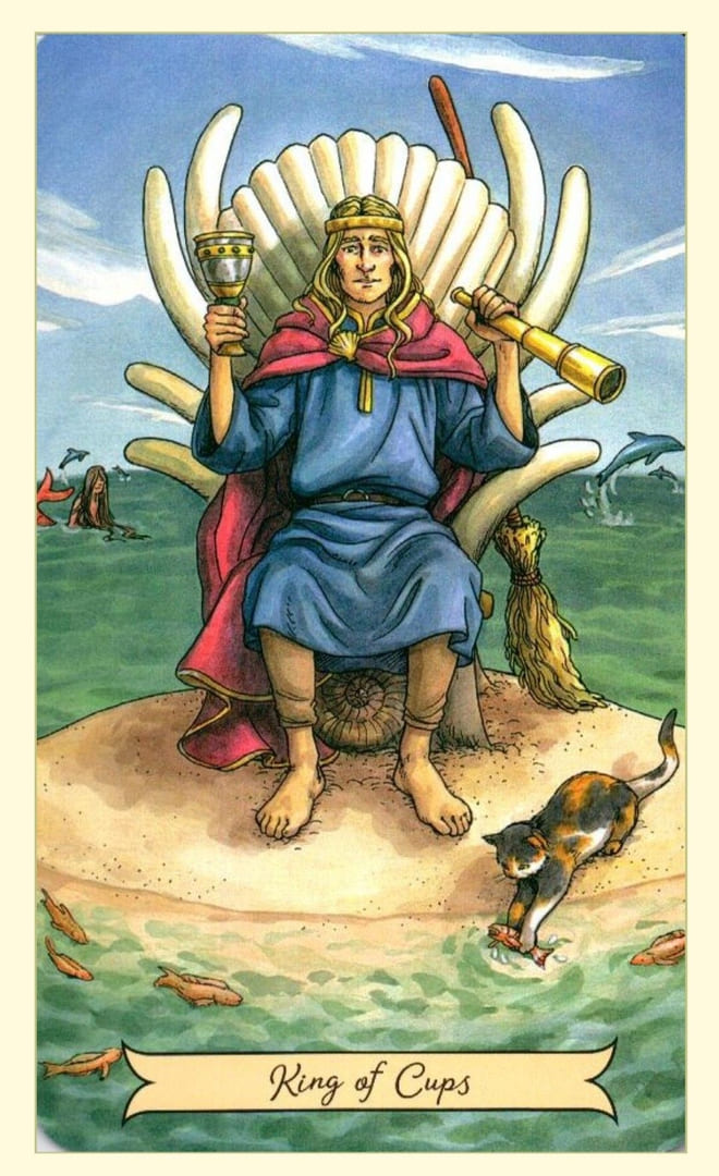 Король чаш — Everyday Witch Tarot