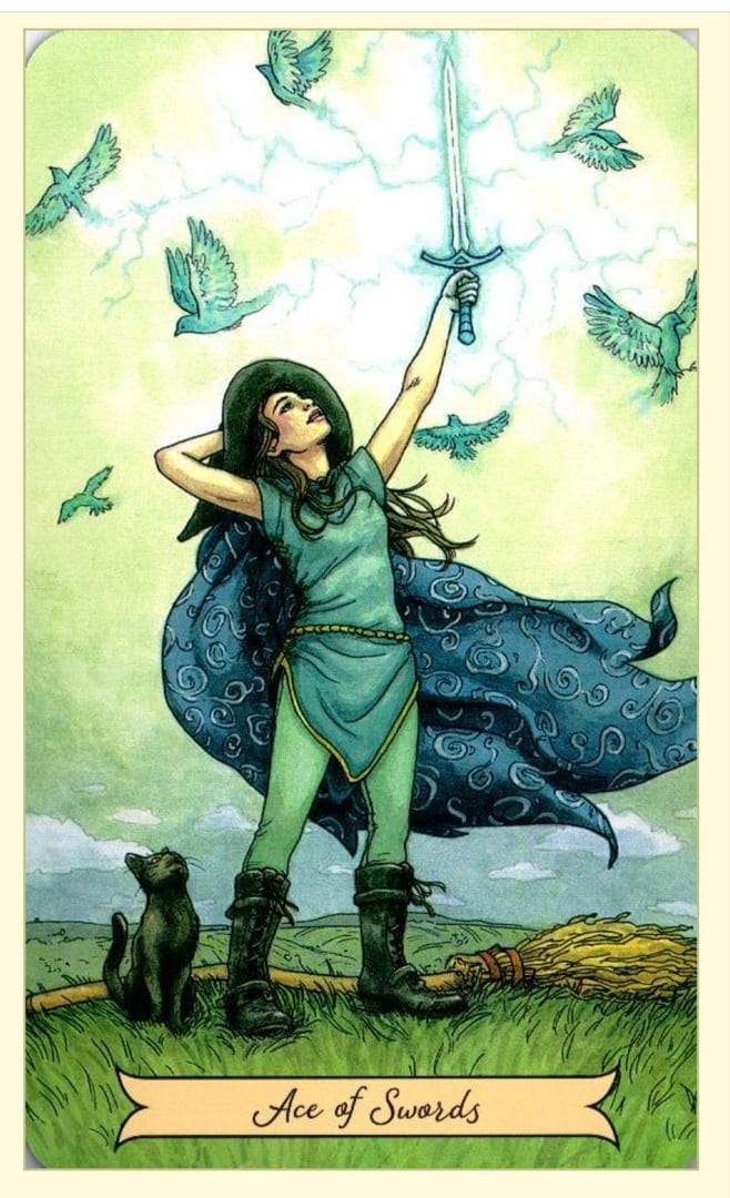 Туз мечей — Everyday Witch Tarot