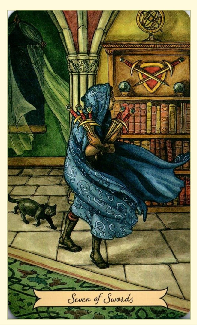 Семёрка мечей — Everyday Witch Tarot