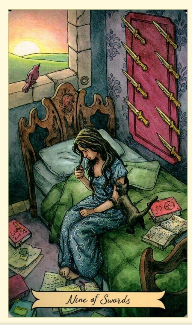 Девятка мечей — Everyday Witch Tarot