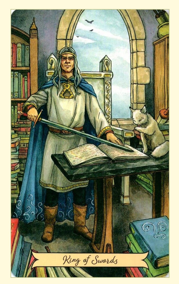 Король мечей — Everyday Witch Tarot