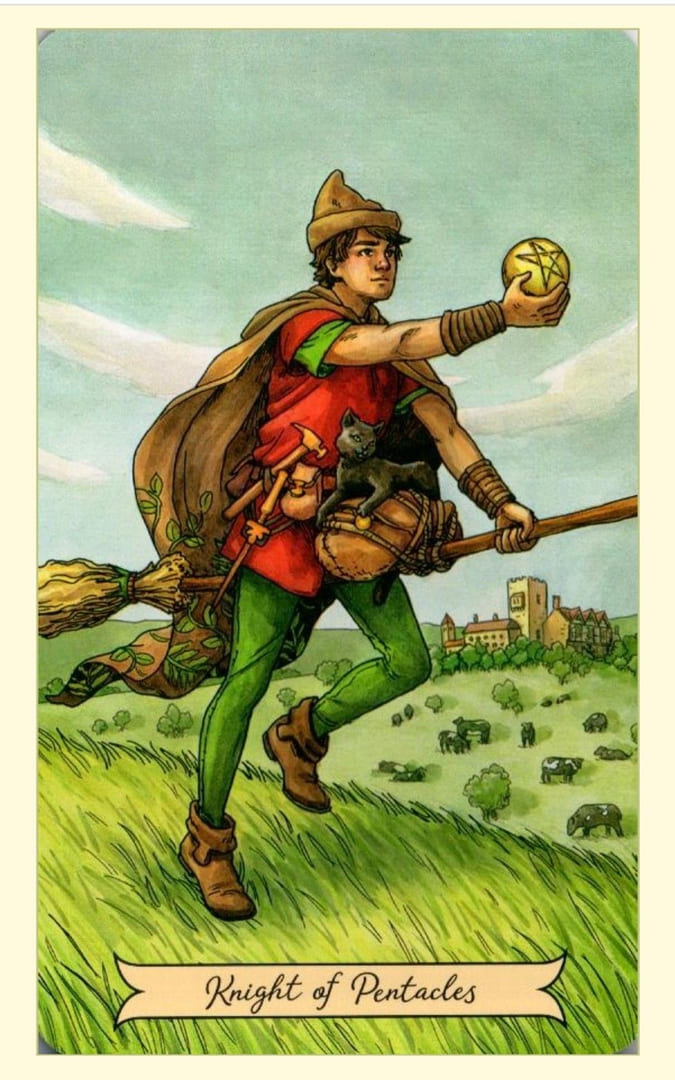 Рыцарь пентаклей — Everyday Witch Tarot