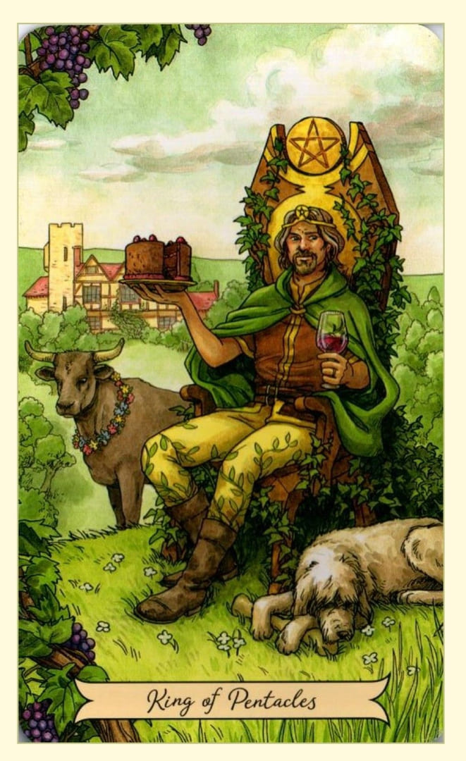 Король пентаклей — Everyday Witch Tarot