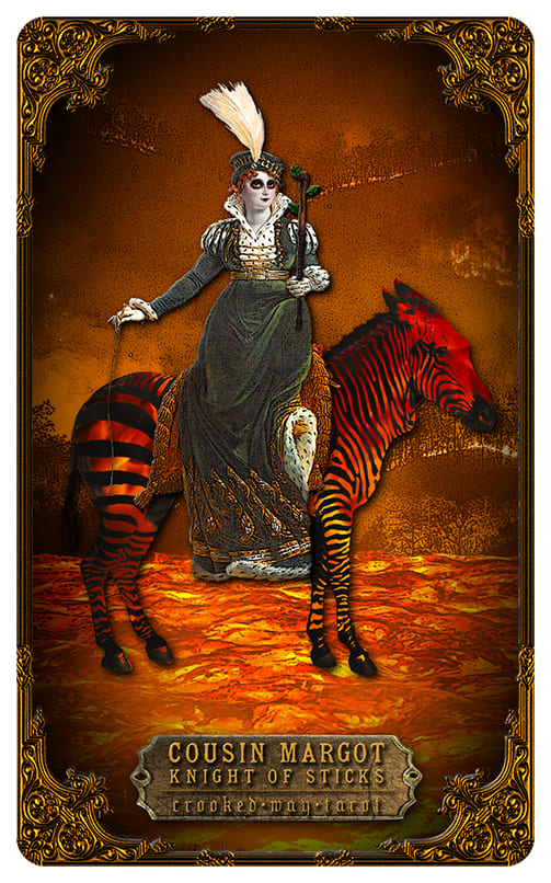 Рыцарь жезлов — Таро Кривой дорожки