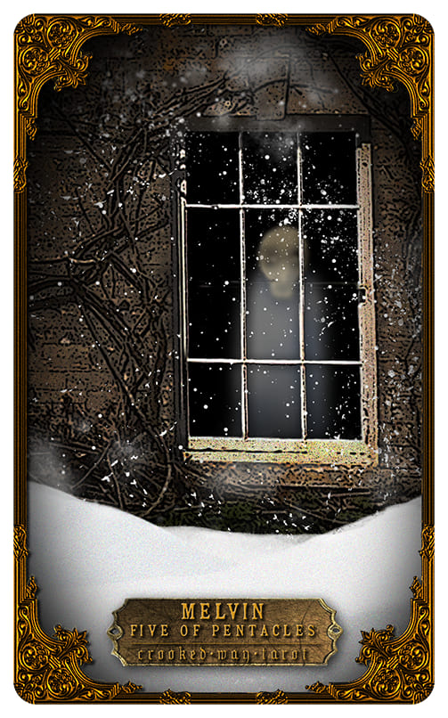 Пятёрка пентаклей — Таро Кривой дорожки