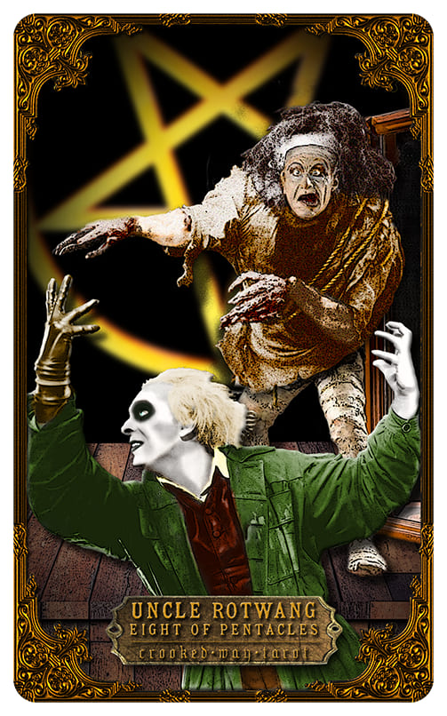 Восьмёрка пентаклей — Таро Кривой дорожки