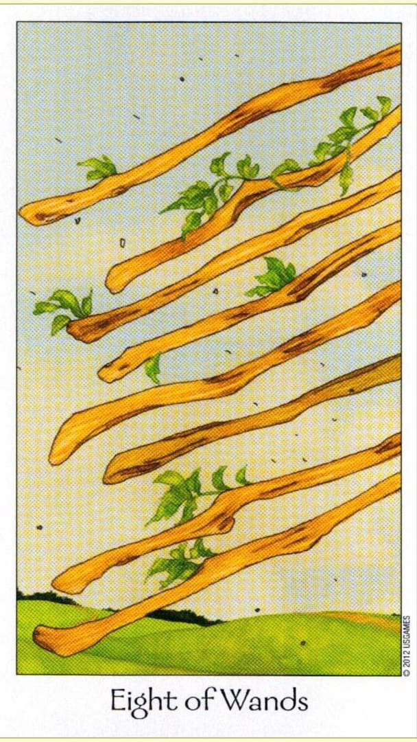 Восьмёрка жезлов — Таро Путь Сновидений