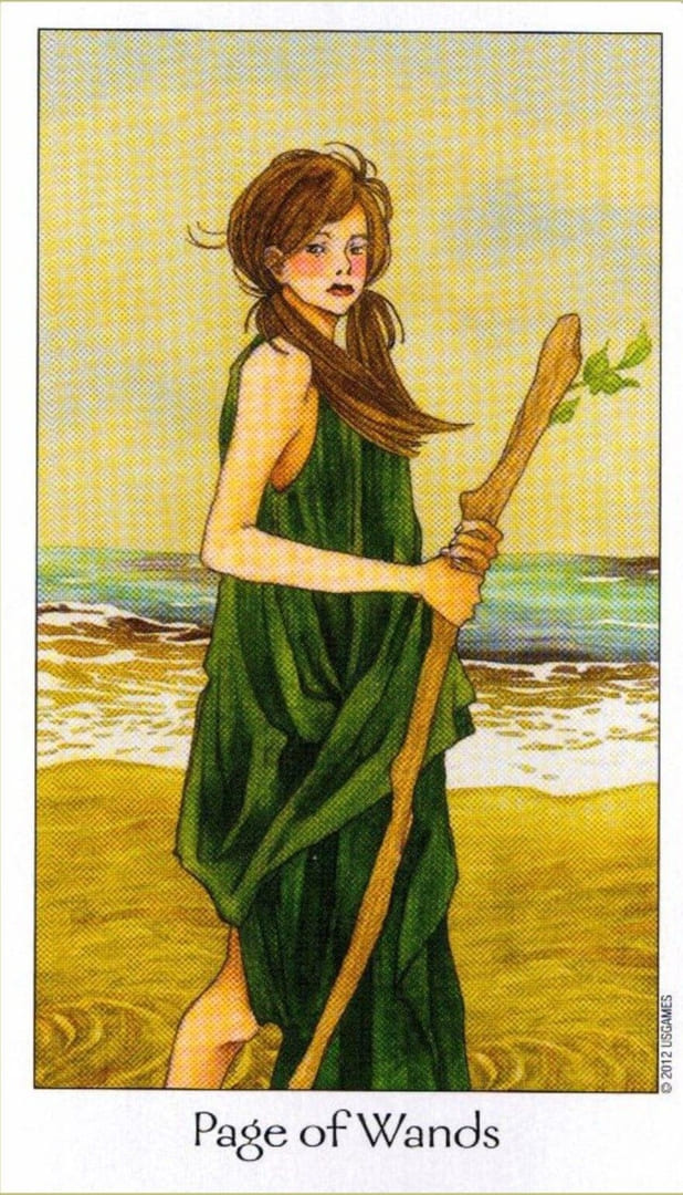 Паж жезлов — Таро Путь Сновидений