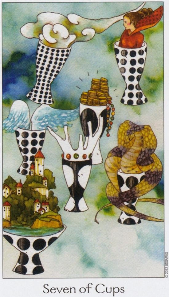 Семёрка чаш — Таро Путь Сновидений